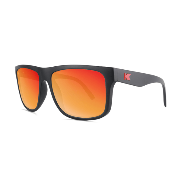 Cabana XL - Matte Black - Red Sunset Polarized Sunglasses | Detour