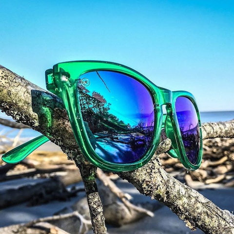 Knockaround Sunglasses  Green Monochrome Premiums
